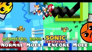 By the Mania by SergeiSonic95   Encore Mode  Geometry Dash Sonic the Hedgehog x Geometry Dash [upl. by Kunkle]