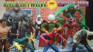 SpiderMan vs Sinister Twelve STOP MOTION [upl. by Marozik]