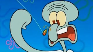 Spongebob  Squidward’s nose got RIPPED OFF [upl. by Ayikat]