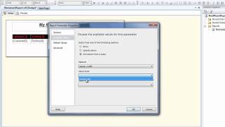 SSRS Tutorials Lesson 6  Creating a SSRS Report with cascading parameters [upl. by Ecilayram]