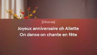 Aliette Joyeux Anniversaire 🎂 [upl. by Tyoh]