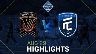 VALOUR FC VS FC EDMONTON HIGHLIGHTS  AUGUST 29 2020 [upl. by Anohs]