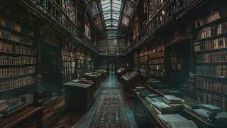 Whispers in the library  ASMR Dark Academia Library Visit [upl. by Ulda862]