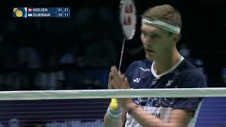 Match Point  Viktor Axelsen vs Misha Zilberman  MS SF  European Championships 2022 [upl. by Valorie]