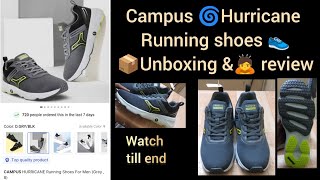 campus Hurricane shoes unboxing amp Review  campus shoes [upl. by Garrott]