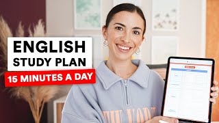 English study plan  15minute daily English language learning routine  Marina Mogilko [upl. by Lorin]