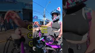 Menina motociclista automobile motovlog [upl. by Icul]