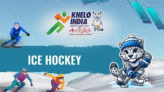 LIVE  ICE Hockey  Khelo India Winter Games 2024 Leh [upl. by Retluoc]