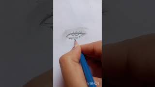 Wolf eyes hunter eyes 😩👀 art drawing trending huntereyes sleepyeyes charcol sketch [upl. by Tugman]