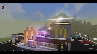 McDonalds in the Mountains Minecraft builds [upl. by Sarazen]