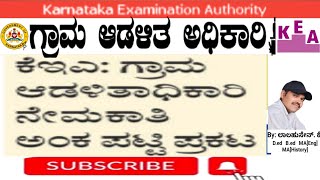 VAO RESULT 2024 Village Accountant KEA  Eaxm result District wise [upl. by Stephens955]