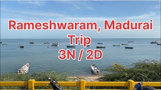 Rameswaram  madurai Tour  Rameshwaram Mandir Darshan  रामेश्वरम Dhanushkodi Beach Pamban Bridge [upl. by Frasier221]