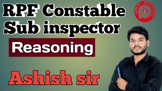 RPF Constable Sub inspector Reasoning Best question ❓ [upl. by Nonnaer]