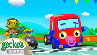 Gecko Grand Prix  Baby Truck  Geckos Garage  Kids Songs [upl. by Gisser]