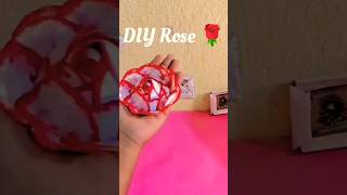 Diy cute paper Rose 🌹 diy artandcraft viralvideo art aditiartgallery art [upl. by Surad]