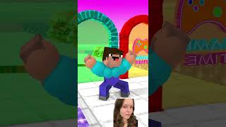 💥 Who will a beautiful girl like minecraft minecraftanimation monsterschool [upl. by Schuman]