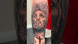 amazing Jesus tattoo forearm [upl. by Alica]