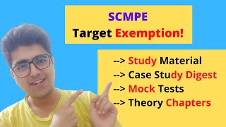 SCMPE Preparation Strategy  65 Marks Nov 20  AIR 8 [upl. by Mattias469]