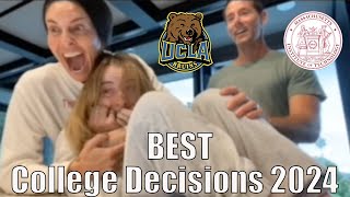 Best College Acceptance Reactions  Class of 2024 Compilation UCLA Stanford MIT etc [upl. by Anuahsed]