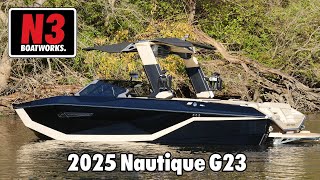 2025 Nautique G23  Jet BlackSahara  On Water  N3 Boatworks [upl. by Kirstin]