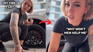 Instagram Model Gets ANGRY When Men REFUSE To Help Her [upl. by Arsuy]