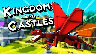 DRAGON INVADES the NEW KINGDOM  Kingdoms and Castles Gameplay [upl. by Haianeb]