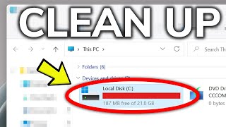 How to Clean Up Disk Space in Windows 11 [upl. by Betthezul]