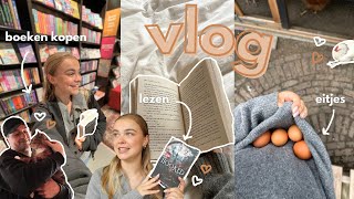 eitjes van de kippen boeken kopen shoplog en selfcare  vlog [upl. by Eveleen]