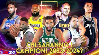 HO SIMULATO LA STAGIONE 20232024 su NBA2K24 [upl. by Johppa]