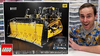 HUGE LEGO TECHNIC Cat D11 Bulldozer Unboxing [upl. by Nyllek]