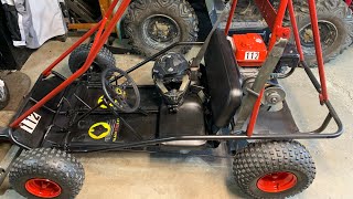 MANCO black fox Go kart Rebuilt and ready for a rip [upl. by Vivica]