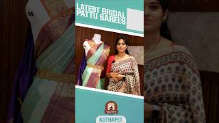 New Classy Collection in Bridal Pattu Sarees  Chillapallis Vashini Silks  saree silksarees [upl. by Evangelina]