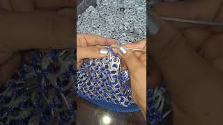 Anillando 💙♻️ aluminio alu crochet reciclaje reutilizar tejercrochet crochetpatterns diy [upl. by Harrus]