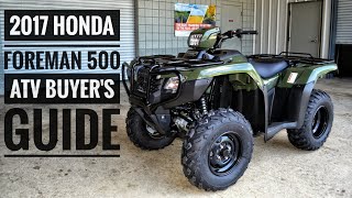 2017 Honda FourTrax Foreman 500 ATV Model Lineup Explained  Differences  Model ID Breakdown [upl. by Ratib]