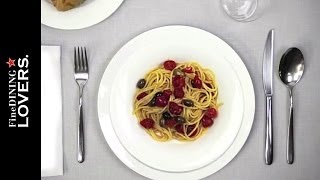 How To Eat Spaghetti  Fine Dining Lovers by SPellegrino amp Acqua Panna [upl. by Yekcin800]