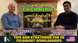 Successful Pakistani Fulbright Scholar  Tips for Winning US Scholarships [upl. by Jerol]