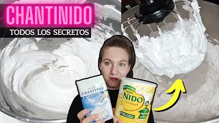 ChantiNido Receta Crema Resistente para Decorar TORTAS  Sil Cakes [upl. by Aimahc]