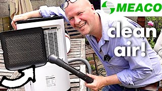 How I clean our Meaco dehumidifier filter [upl. by Maharva]