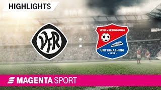 VfR Aalen  SpVgg Unterhaching  Spieltag 21 1819  MAGENTA SPORT [upl. by Mlehliw176]