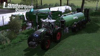 Ls22 Landkreis Rostock 44 Wiese Düngen mit Gärreste  Landwirtschafts Simulator 2022 [upl. by Nirik]