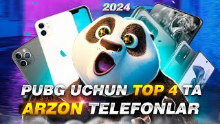 PUBG UCHUN TOP 4 ARZON TELEFONLAR 🤩✅ 2024 arzon pubgmobile [upl. by Lednic]