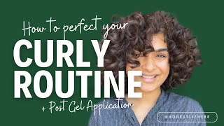 How to Perfect Your Curly Hair Routine From Gel Application to Bouncy Curls [upl. by Nehgam]