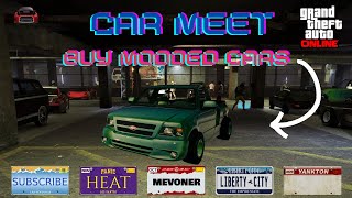 GTA 5 Online  LS Car Meet Buy NEW Modded Cars PS5  JOIN IN [upl. by Vaclava515]