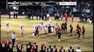 Football  Pleasant Valley vs Chico [upl. by Ailat]