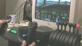 Saitek Flight Yoke and Quadrant  4 engine [upl. by Cass]