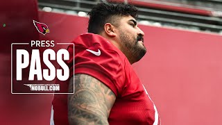 OL Will Hernandez Press Conference  Arizona Cardinals [upl. by Saucy861]