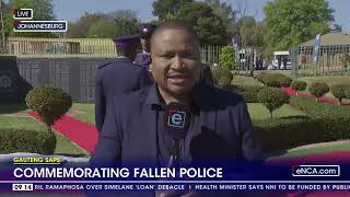 Gauteng SAPS  Commemorating fallen police [upl. by Polito]