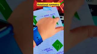 Rotational symmetry class 7 music maths mathsactivity kidsactivities activities learning [upl. by Brynn]