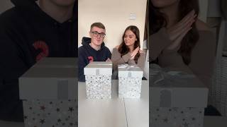 Unboxing Halloween VS Christmas MYSTERY BOXES😳🎃🎄 challenge mysterybox vs couple fyp [upl. by Pallua]