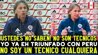 RICARDO GARECA ENCARA A LOS PERIODISTAS CHILENOS Y LES RECUERDA SU TRABAJO CON LA SELECCION PERUANA [upl. by Atekihc754]